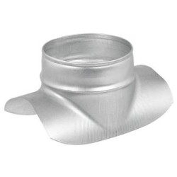 Piquage express à 90° en acier galvanisé, D support 560 mm, D raccord 355 mm