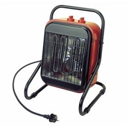 Aérotherme électrique portable, 7500/15000 W, triphasé 400+N