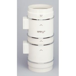 Extracteur in line, 2 moteurs en série, 3 vitesses, 250/330 m3/h, D125 mm