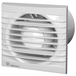 Aérateur standard petites dimensions, grille longue, 80 m3/h, tempo fixe, D100mm