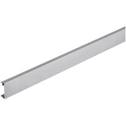 Couvercle largeur 45mm pour goulotte Logix45, colonne, colonnette - Aluminium