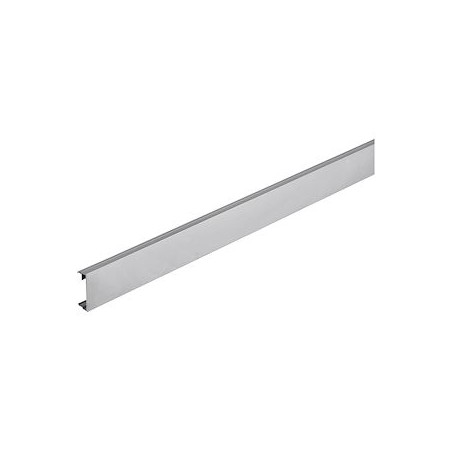 Couvercle largeur 45mm pour goulotte Logix45, colonne, colonnette - Aluminium