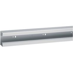 Goulotte Logix 45 - 85x50mm - 1 compartiment-fond livré sans couvercle-Aluminium