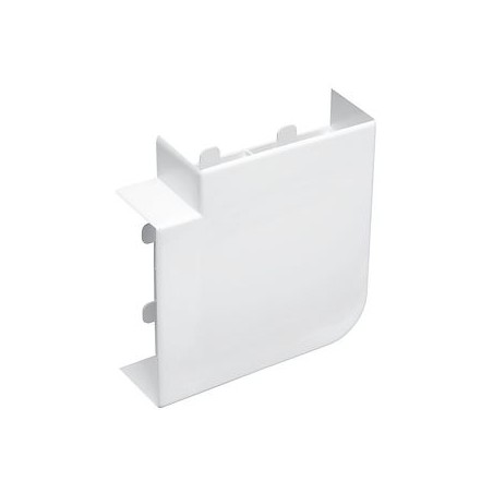 Angle plat - Pour goulotte Logix et Logix ZH 130x50mm - Blanc Artic