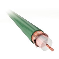 Câble Coaxial vidéo KX8 75 Ohms vert, à la coupe
