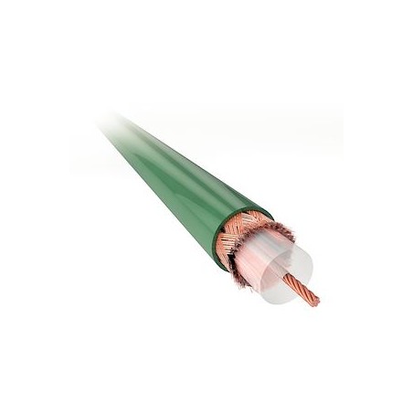 Coaxial KX8 75 OHMS vert couronne de 100m