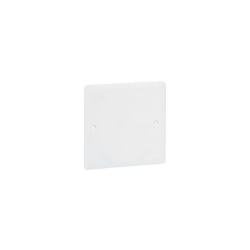 Couvercle universel carré Batibox 100x100mm pour boîte D85mm