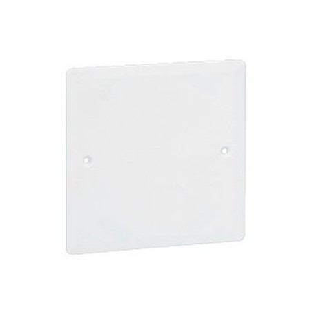 Couvercle universel carré Batibox 100x100mm pour boîte D85mm