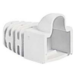 Manchon blanc pour fiches RJ45 pour câble rond
