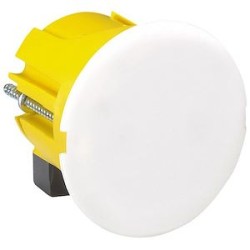 Boîte luminaire Batibox cloisons sèches avec couvercle de finition pour applique
