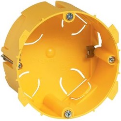 Boîte Batibox cloisons sèches pour prise 20 et 32A 1 poste - profondeur 50mm