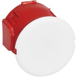 Boîte luminaire Batibox maçonnerie couvercle de finition pour applique