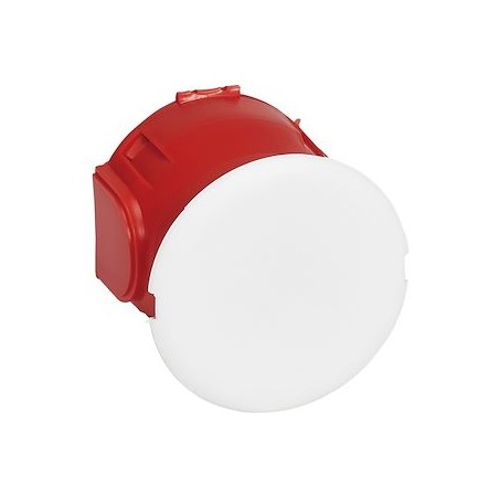 Boîte luminaire Batibox maçonnerie couvercle de finition pour applique