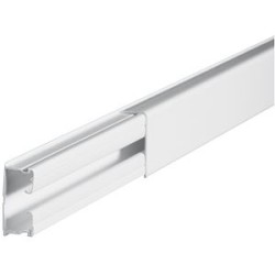 Moulure DLPlus 32x16mm 1 compartiment longueur 2,1m - blanc