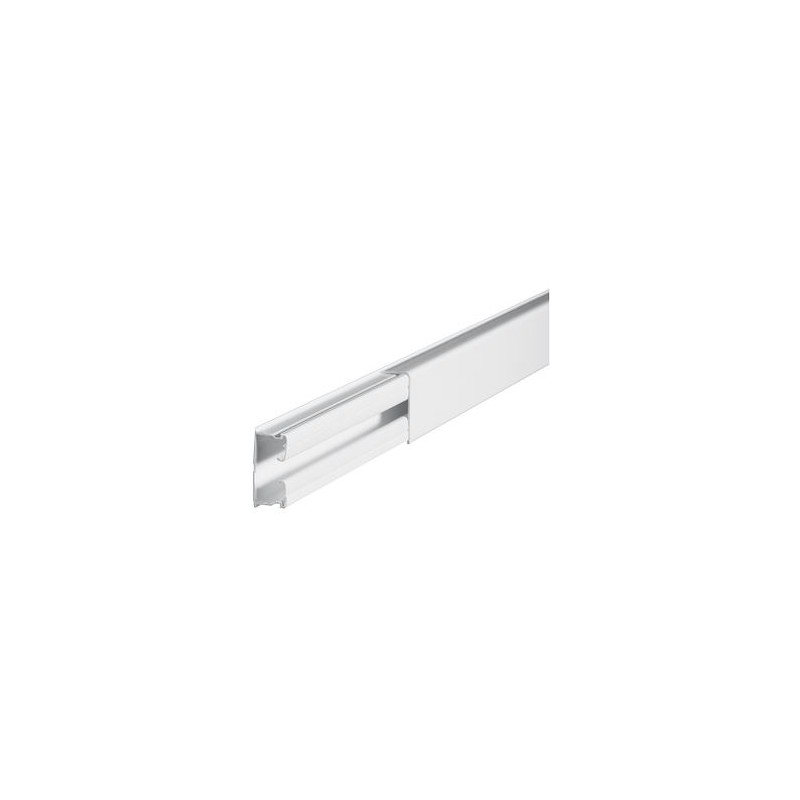 Moulure DLPlus 32x16mm 1 compartiment longueur 2,1m - blanc