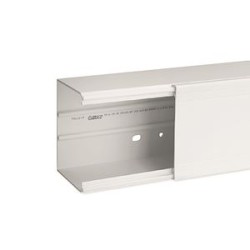 Goulotte de distribution cloisonnable TA-G 100x80 1 compartiment blanche