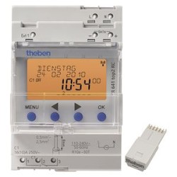 Horloge annuelle et astronomique digitale 1 c 230v radio sync ss antenne