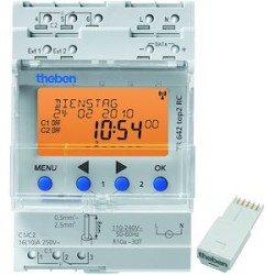 Horloge annuelle et astronomique digitale annuel 2c 230v