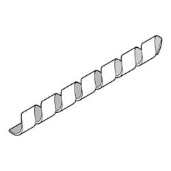 Gaine spirale ignifugée D12mm pour toutes les dimensions de goulottes Segma