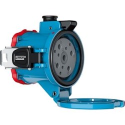 DECONTACTOR DS9 Socle Métal bleu Size.5 IP66/67 3P+N+T 150A 440V AC