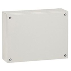 Boîtier industriel Atlantic métal rectangulaire IP66 IK10 300x400x120mm -RAL7035