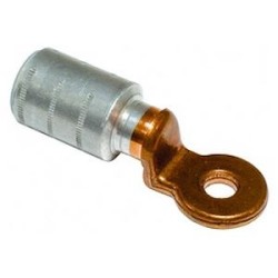 Cosses alu-cuivre à fût court pour réseaux industriels de section 300mm² - M14