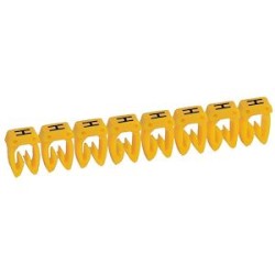 Repère CAB 3 pour filerie 0,5mm² à 1,5mm² et blocs de jonction avec lettre H