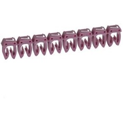 Repère CAB 3 pour filerie 4mm² à 6mm² avec chiffre 7 violet