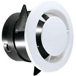 Gb 125 np - bouche fixe d'extraction cuisine avec manchon court diamètre 125