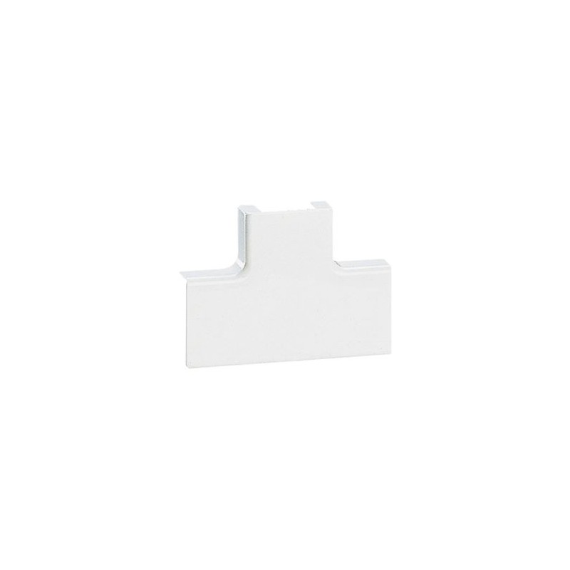 Dérivation en T à plat pour moulure DLPlus 32x12,5mm - blanc