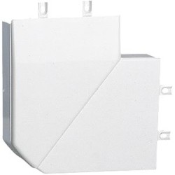 Angle plat variable pour moulure DLPlus 75x20mm - blanc