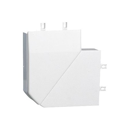 Angle plat variable pour moulure DLPlus 75x20mm - blanc