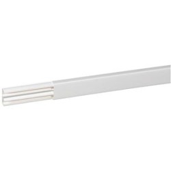 Moulure DLPlus 40x16mm 2 compartiments longueur 2,1m - blanc