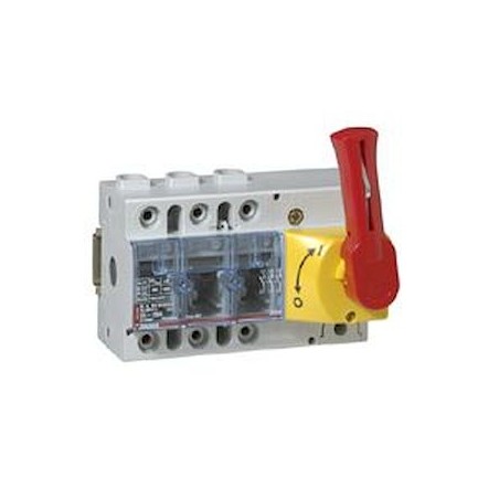 Interrupteur-sectionneur Vistop 100A - 3P commande frontale et poignée rouge
