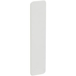 Plaque obturation pour Jupiter encastré droit 2 postes blanc