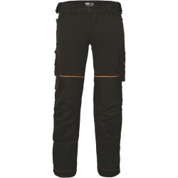Pantalon de travail Evolution sans poches porte-outils noir taille 42