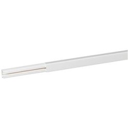 Moulure DLPlus 20x12,5mm - 1 compartiment - longueur 2,1m - blanc
