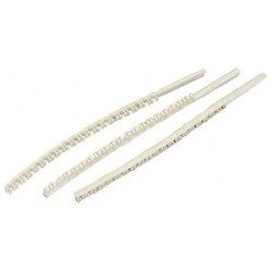 Baguette blanche de 20 repères marquée '7'