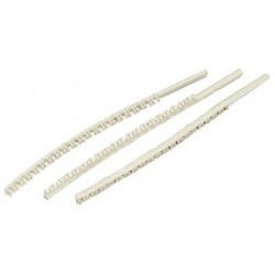 Baguette blanche de 20 repères marquée '3'