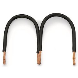 Chaine de pontage en fil, isolé, espace 2 x 90 mm, 3 connexions