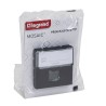 Prise RJ45 multimédia Mosaic catégorie6 F/UTP 2 modules - noir mat