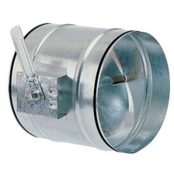 Rr 500 - registre de reglage galvanise a commande manuelle diametre 500