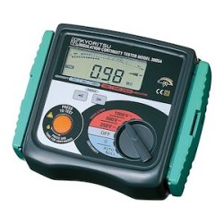 Mes.d'isol./continuité numérique 250/500/1000V 2000M'