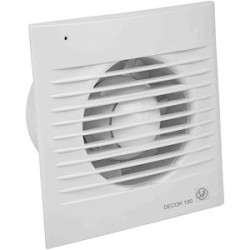 Aérateur extra-plat, 95 m3/h, 13W, clapet anti-retour, D 100 mm