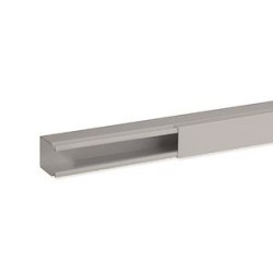 Goulotte de distribution non cloisonnable TA-E 25x30 1 compartiment grise