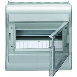 Coffret étanche vector IP55 1 rangée 12 modules h 302mm l 310mm