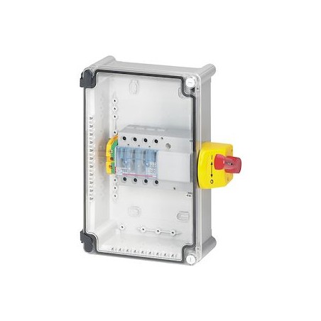 Coffret de proximité 63A IK07 4P - inter-sect Vistop + bornier de terre Viking 3