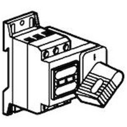 Interrupteur-sectionneur Vistop 32A - 2P avec commande frontale et poignée noire