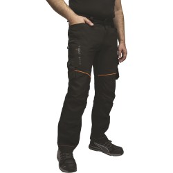 Pantalon de travail Evolution sans poches porte-outils noir taille 48