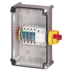 Coffret proximité 100A IK07 3P inter-sectionneur Vistop + bornier terre Viking 3